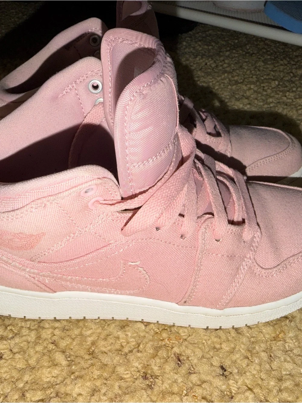 Jordan High-Top Sneakers in Pink